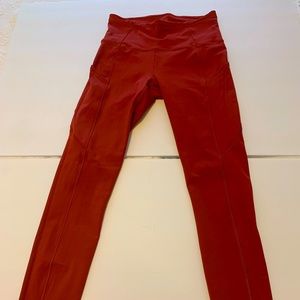 Lululemon leggings 25 inches- size 4